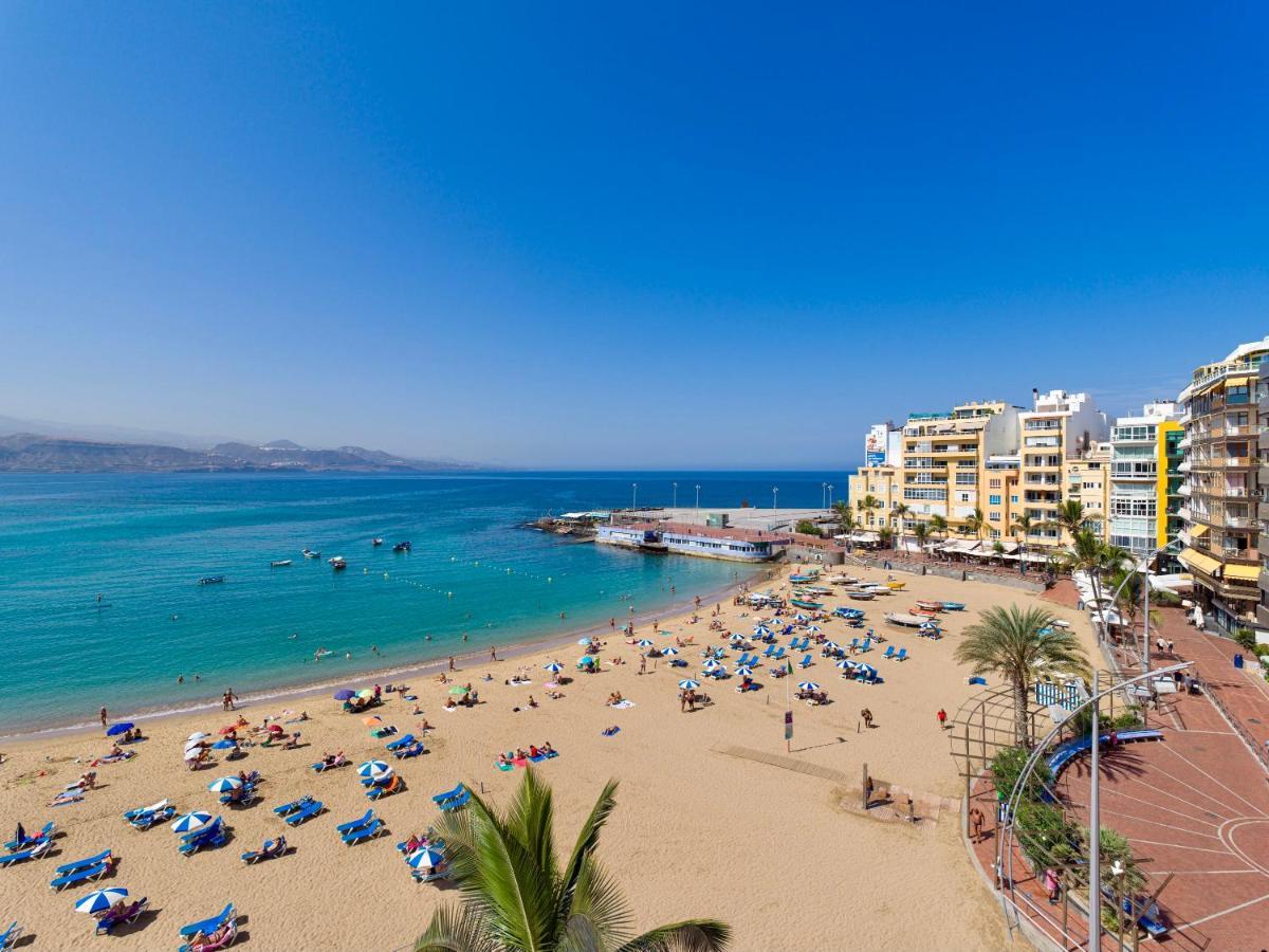 2 Bedrooms & Spectacular Views In Best Part Of Las Canteras Las Palmas de Gran Canaria Luaran gambar